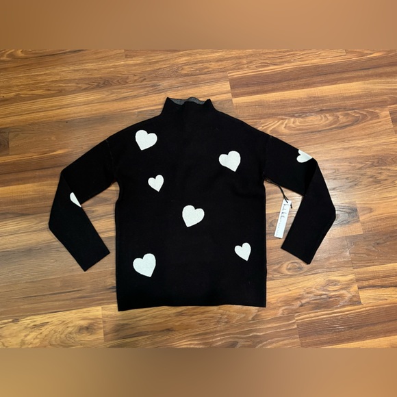 Nicole Miller NEW YORK MACHING LADIS AND DOG SWEATER SET BLACK/WHITE COLOR small - Picture 3 of 3